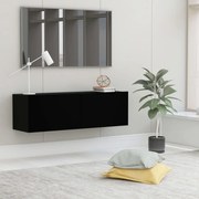 Móvel de TV 100x30x30 cm derivados de madeira preto