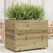 Vaso/floreira de jardim 90x60x72,5 cm madeira pinho impregnada