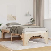 vidaXL Estrutura da Cama Castanho 75 x 190 cm