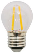 LAMPADA ESFÉRICA FILAMENTO LED E27 AMARELA