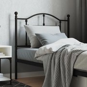 Cabeceira de cama 90 cm metal preto