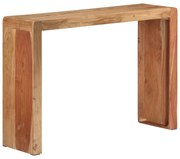 vidaXL Mesa consola 110x30x76 cm madeira de acácia maciça
