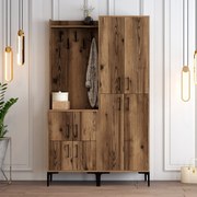 Hall Stand Berlin BA – Walnut – 120 cm x 200 cm x 35 cm