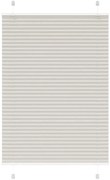 vidaXL Cinzento Luz Plissada Cega 95x100 cm Largura Tecido 94,4 cm