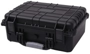 Caixa de equipamento protetora 40,6x33x17,4 cm preto