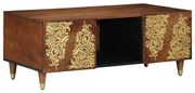 vidaXL Mesa de Centro 100x54x40 cm Madeira Sólida de Manga