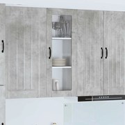 vidaXL Armário de Cozinha Cinzento 40 x 31 x 100 cm Madeira processada