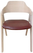 Conjunto de 2 Cadeiras de Jantar JARSY – 55x62x83 cm – Madeira de Heve