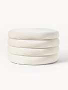 Banco XL estofado em bouclé com arrumação Alto