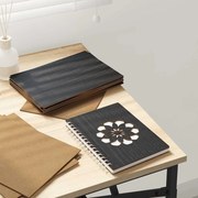 vidaXL Painéis de Decoração 12 pcs Carvalho Preto 15 x 21 x 0.27 cm