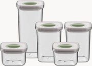 Recipientes para alimentos, conjunto de 5