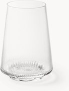 Copos highball artesanais com padrão em relevo Oli, conjunto de 4