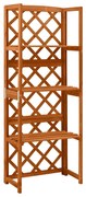 vidaXL Treliça com prateleiras 55x30x140 cm madeira de abeto maciça