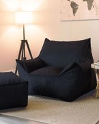 Pouf Cinema – Preto – 90x80x55 cm | Tribo Home