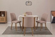 Conjunto de Mesa de Jantar Extensível Vina – Pinho Atlântico – Mesa: 1