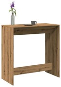 vidaXL Mesa de bar 102x50x103,5cm derivados madeira carvalho artisiano