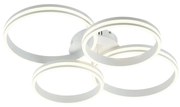 Plafon Branco Incl. LED Regulável em 3 Níveis 4-Luzes - Navara Design