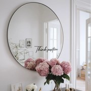 Autocolante para espelho S16 – Think positive