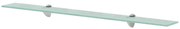 vidaXL Prateleira flutuante vidro 90x20 cm 8 mm