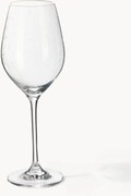 Copos de vinho branco de cristal com motivo de inverno Estrella, conjunto de 4