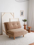 Sofá-Cama Foldy – Castanho – 93x82x90 cm