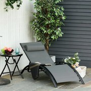 Espreguiçadeira Reclinável de Jardim – Matera – 5 Posições – 171x64x82