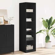 vidaXL Roupeiro 50x50x200 cm contraplacado preto