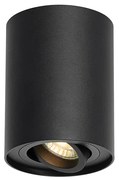 LED Foco de teto inteligente preto ajustável com Wi-Fi GU10 - Rondoo up Moderno