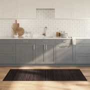 vidaXL Tapete retangular 80x200 cm bambu castanho-escuro