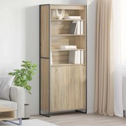 vidaXL Armários Altos 2 pcs Sonoma 79 x 36 x 200 cm Madeira processada
