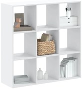 vidaXL Estante 102x32x102 cm derivados de madeira branco