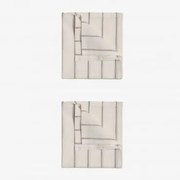 Conjunto De 2 Guardanapos De Linho E Algodão Yersek Branco Quebrado - Sklum