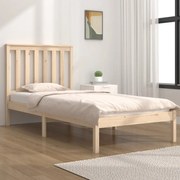 Estrutura de cama solteiro 3FT 90x190 cm pinho maciço