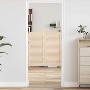 vidaXL Portas de batente design de persiana 2-Par 90x80cm pinho maciço
