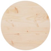 vidaXL Tampo de mesa pinho maciço Ø50x2,5 cm