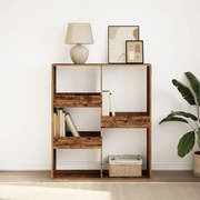 vidaXL Estante/divisória 100x33x115 cm cor madeira velha