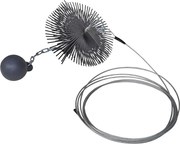 Escova redonda para limpar a chaminé diâmetro 20 cm