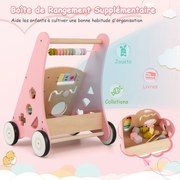 Instrumento musical de percussão educacional com bumbo e pedal - azul