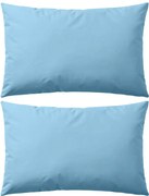 vidaXL Almofadas para exterior 2 pcs 60x40 cm azul claro