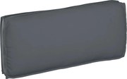 vidaXL Almofada Antracite 120 x 50 x 12 cm Tecido Oxford