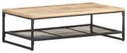 vidaXL Mesa de centro 110x60x35 cm madeira de mangueira maciça