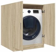 vidaXL Armário p/ máquina lavar roupa 70,5x71,5x91,5cm carvalho sonoma