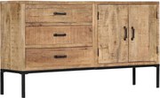 vidaXL Aparador 140x35x75 cm madeira de mangueira maciça