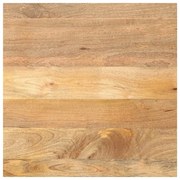 vidaXL Tampo de mesa quadrado 90x90x3,8 cm mangueira maciça