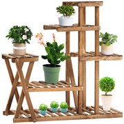 Suporte para Plantas Estante para Plantas de Madeira Estante para Flor