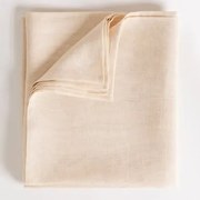 Toalha De Mesa Em Linho Zendan Tapioca Bege & 145 X 240 Cm - Sklum