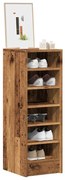 vidaXL Sapateira madeira velha 32x35x92 cm madeira trabalhada