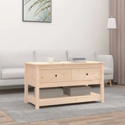 vidaXL Mesa de centro 102x49x55 cm pinho maciço