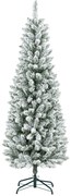 Árvore de Natal 180 cm Árvore de Natal Artificial Coberta de Neve com