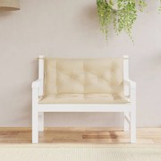 vidaXL Almofadões banco jardim 2 pcs 100x50x7cm tecido oxford bege
